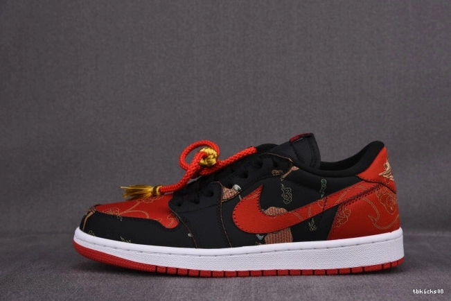 Reps TBkick Jordan Chinese 1 Low Year DD2233-001 OG New 0705